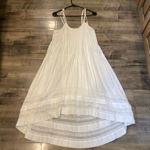 Anthropologie Ira IRA I.RA White Eyelet Slip Dress Small - Picture 1 of 6